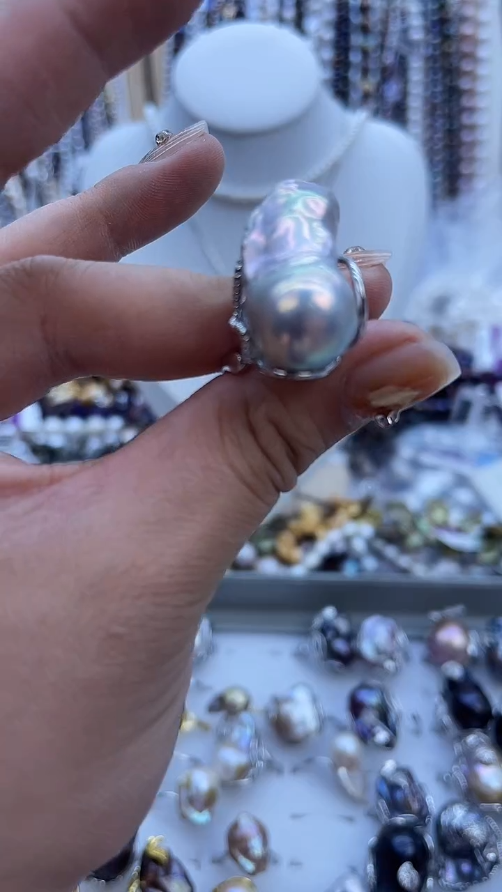 【闪购商品】淡水珍珠戒指未镶嵌829