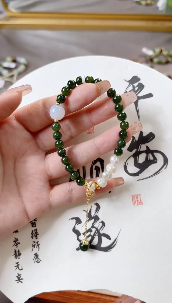 【闪购商品】和田玉手链未镶嵌cs