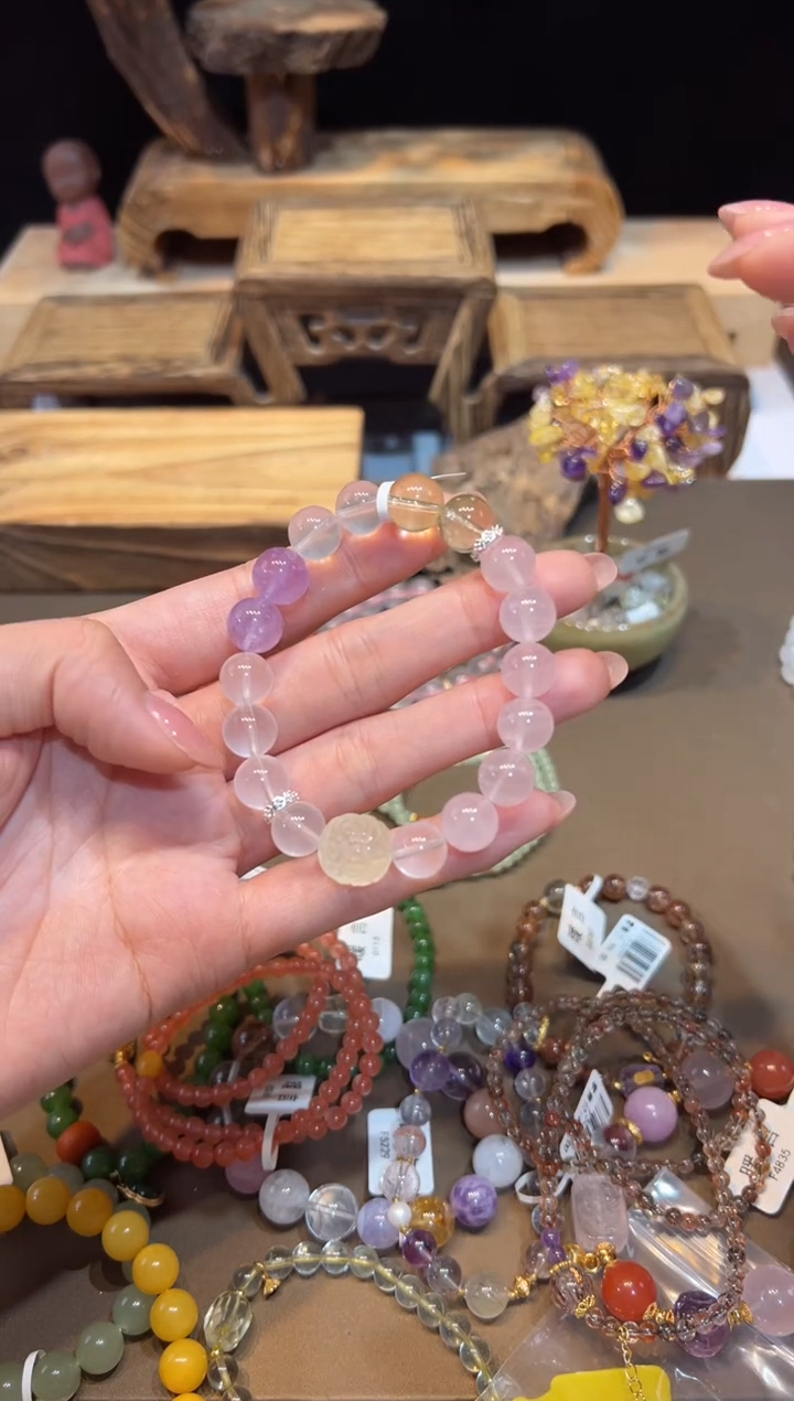 水晶手链未镶嵌手饰@@G1757