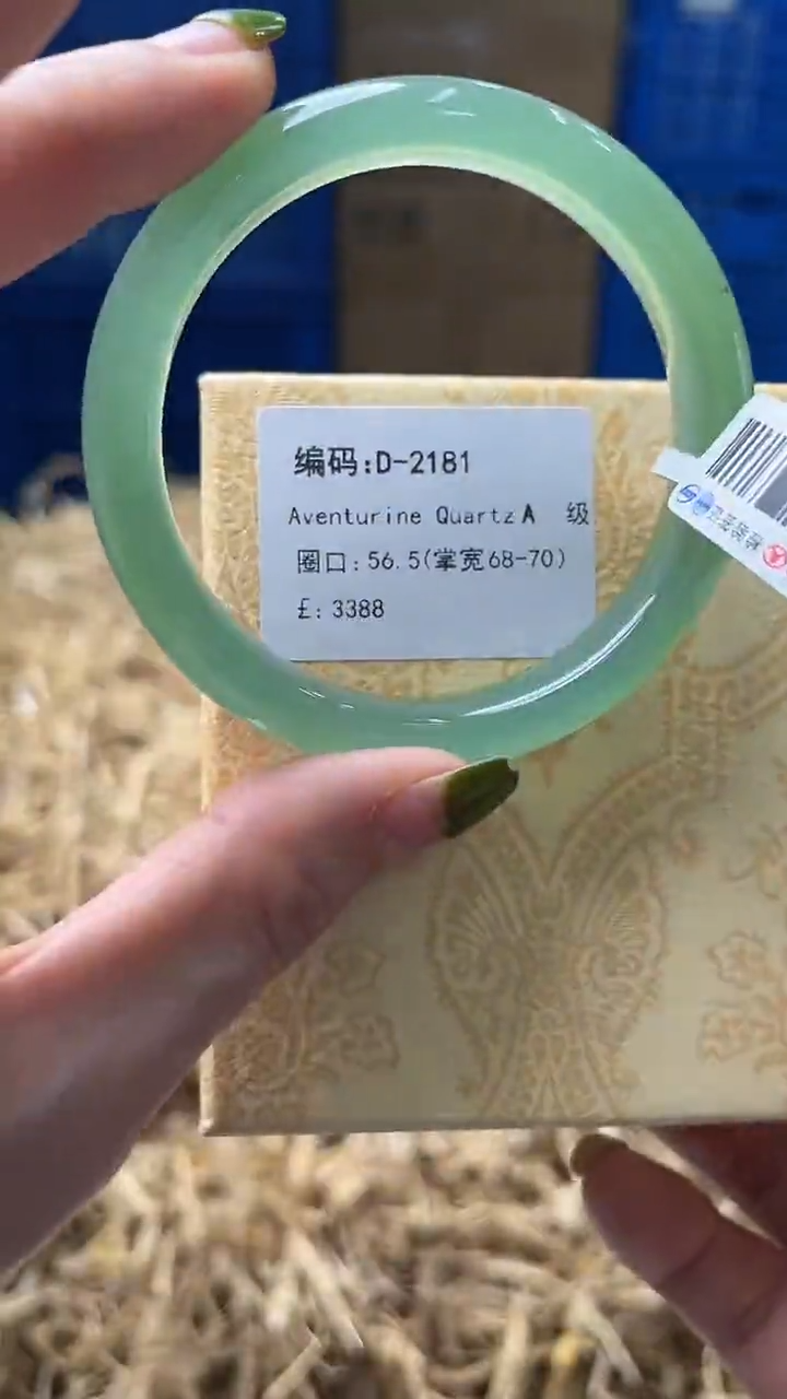 未镶嵌手镯石英质玉D2181