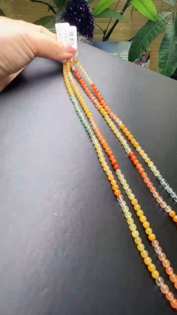 【闪购商品】水晶手串未镶嵌彩兔毛多圈手串多样性发一JP39355