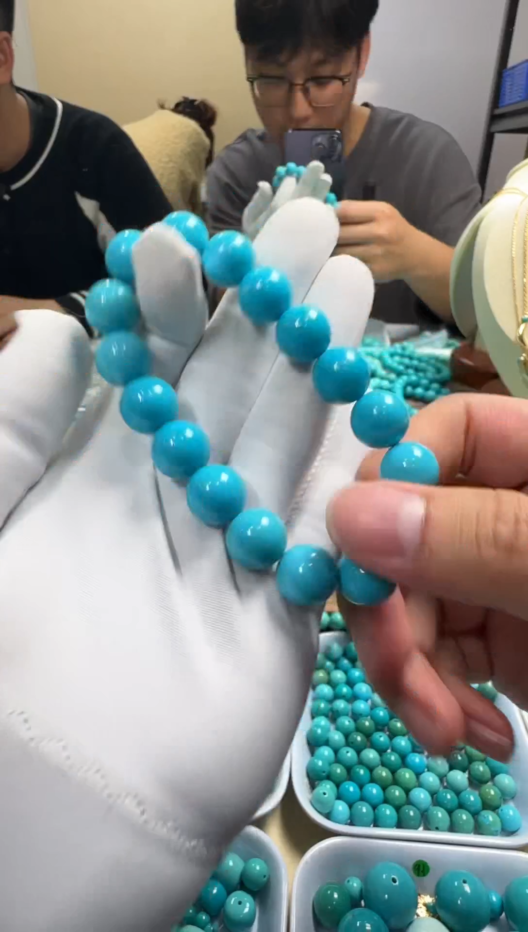 【闪购商品】绿松石手串未镶嵌41.61g