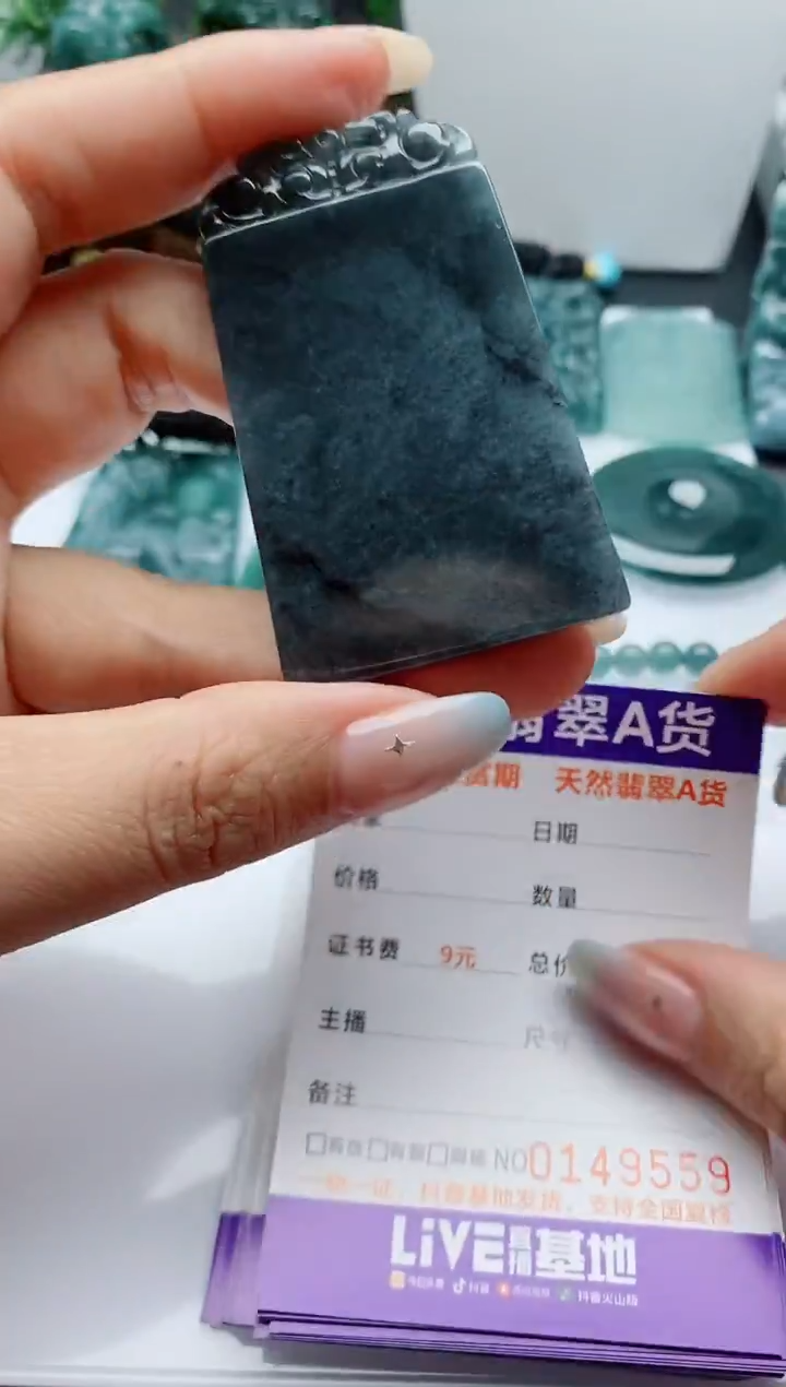 颈饰未镶嵌翡翠                