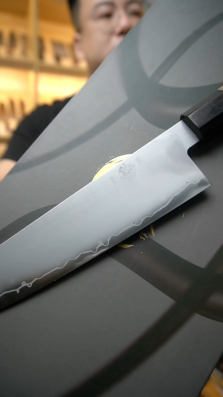 特制钢宁乐青龙牛刀