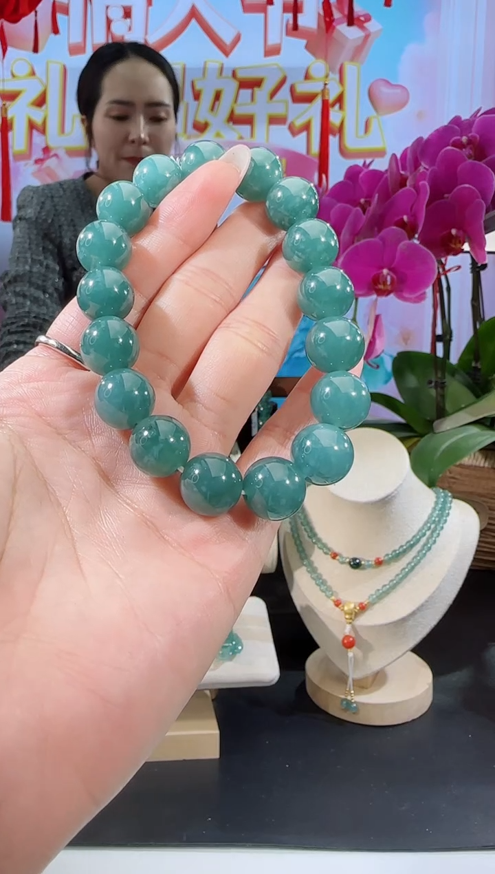 【闪购商品】翡翠手串未镶嵌手串多样性发一