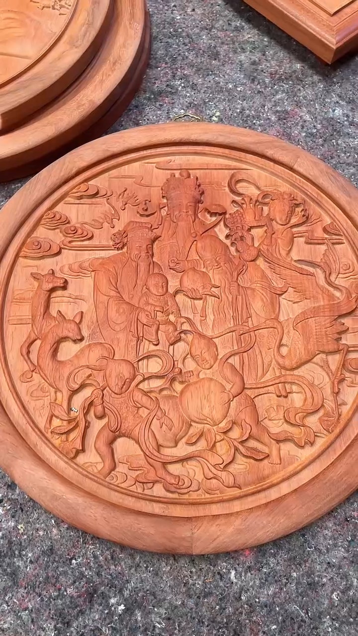 【闪购商品】花梨木类人物福禄寿喜