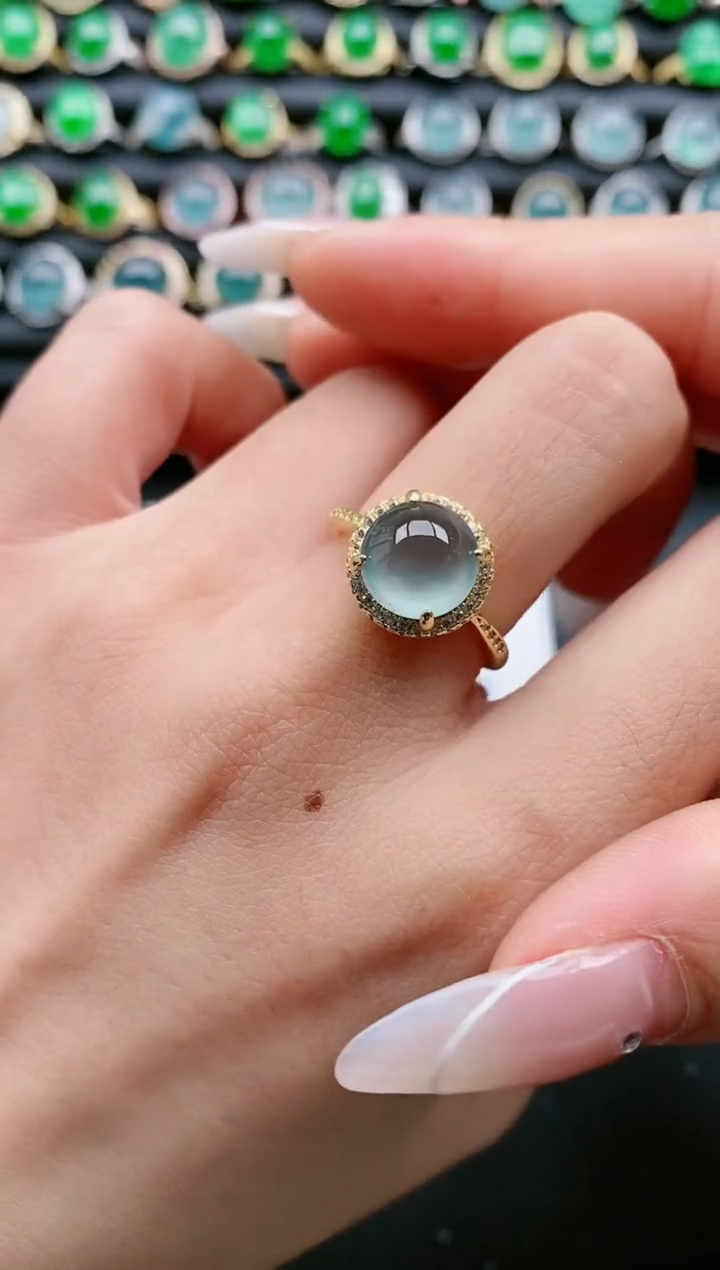 【闪购商品】翡翠戒指银S925镶嵌11111111111