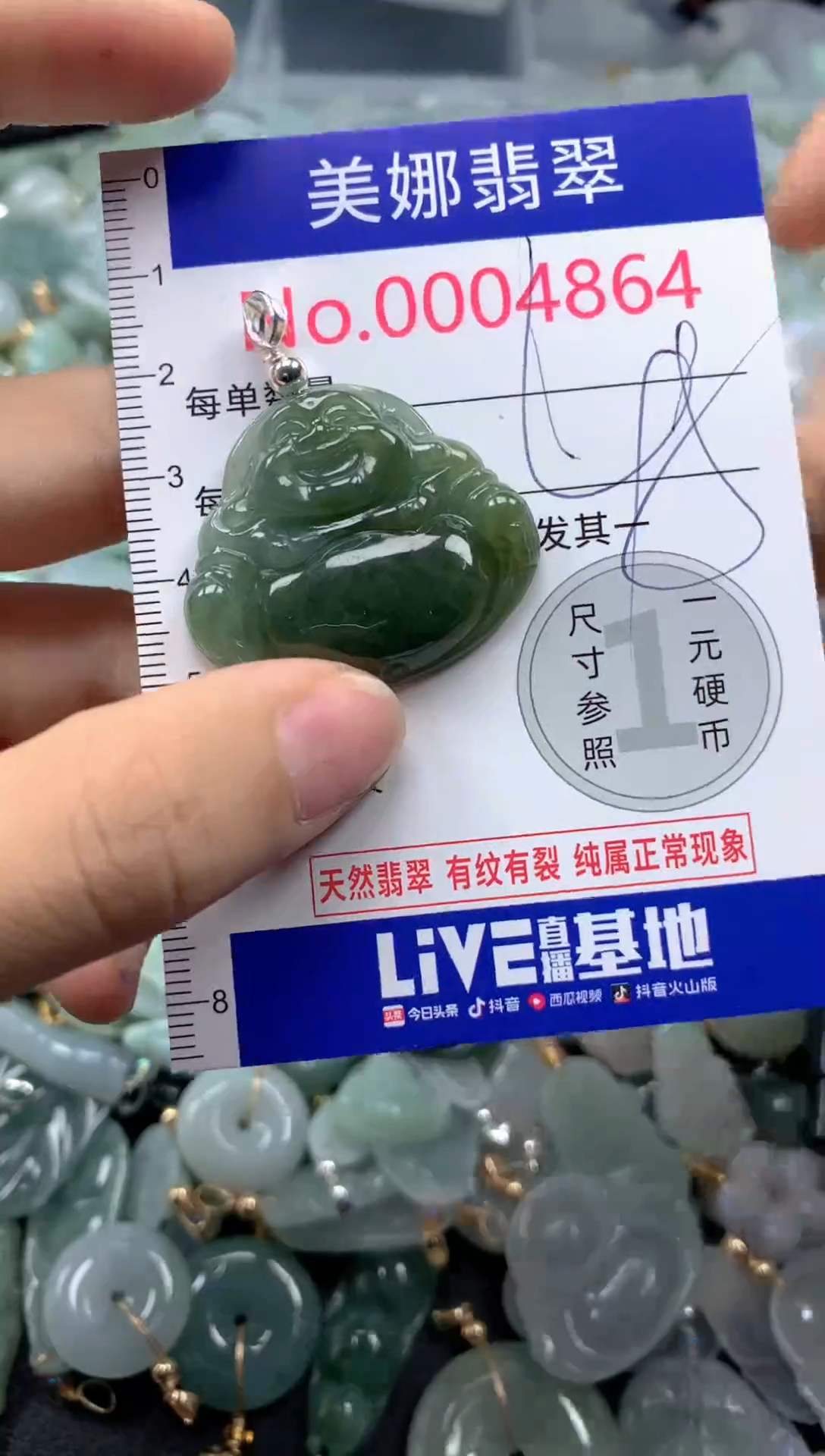 颈饰未镶嵌翡翠4864