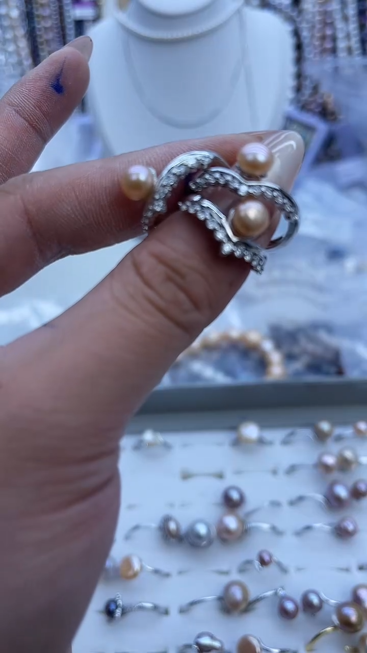 【闪购商品】淡水珍珠戒指未镶嵌633