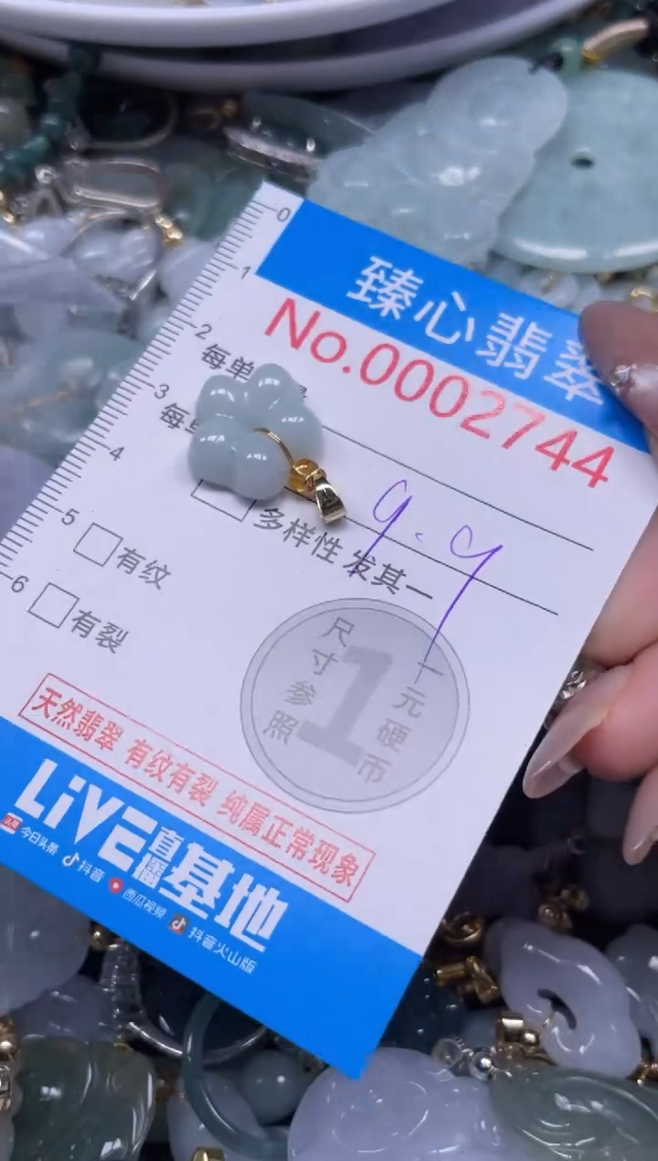 颈饰未镶嵌翡翠2744