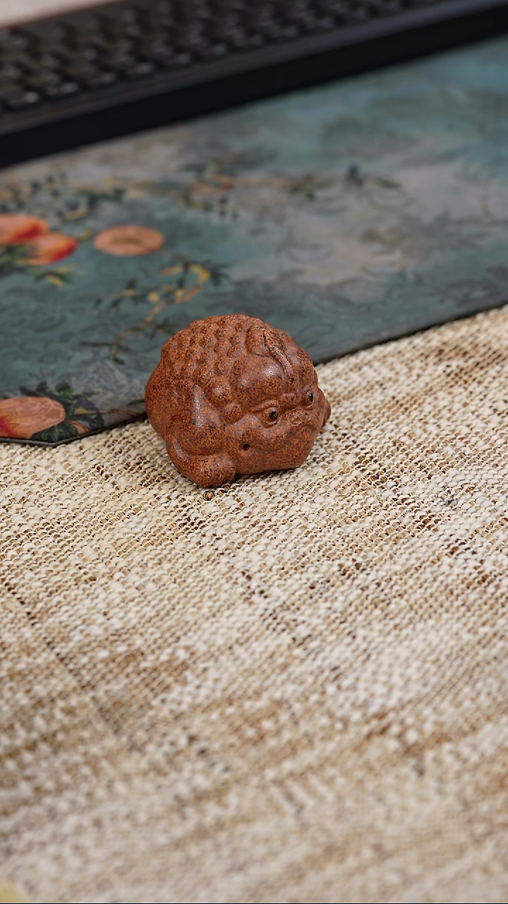 茶壶紫砂唯**足高温段  茶宠