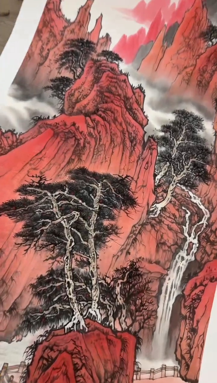 国画40赵隆轩美术馆李庆兴老师作品