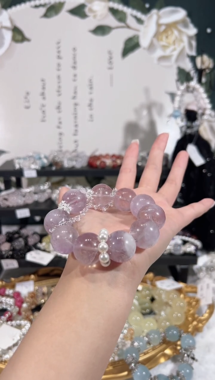 【闪购商品】水晶手链未镶嵌天然水晶默认微瑕 多样性发货发起一