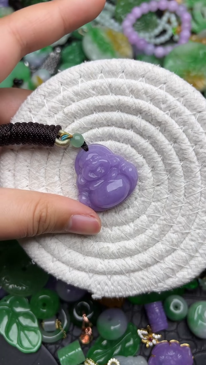 颈饰未镶嵌翡翠缅甸翡翠吊坠