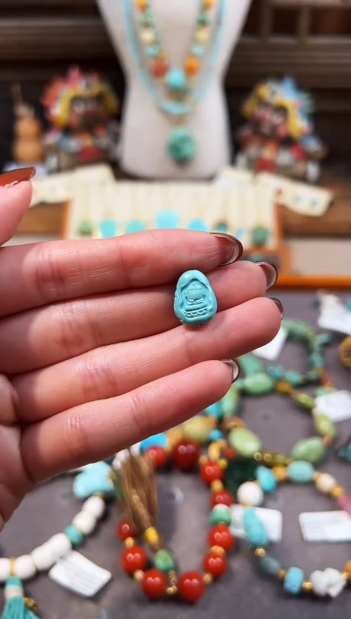 未镶嵌绿松石配饰宝宝佛