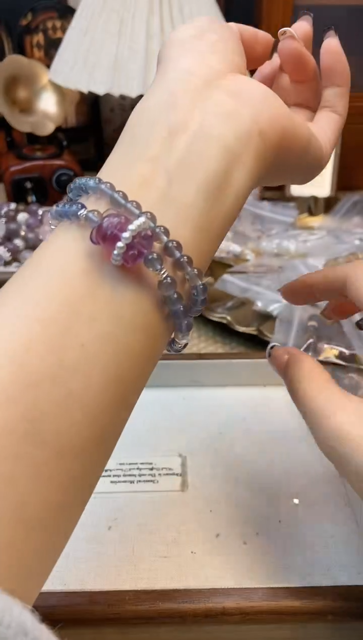 【闪购商品】萤石手链未镶嵌686手串