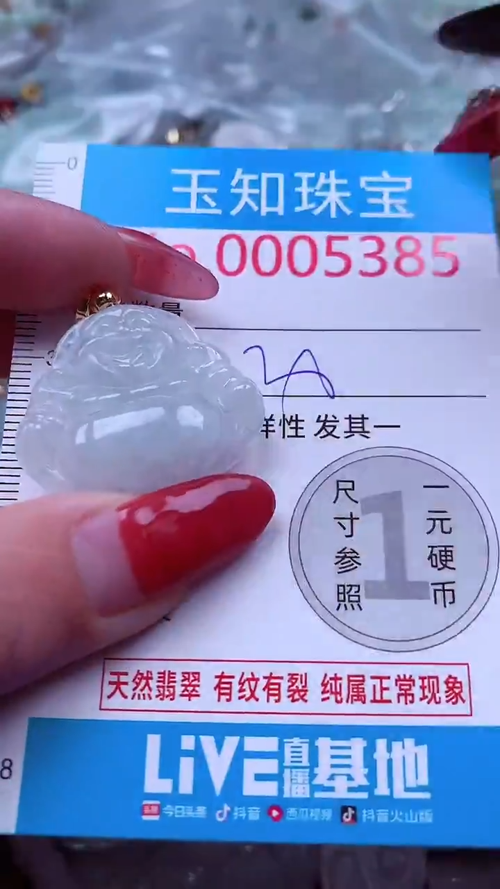 吊坠(不含链)未镶嵌翡翠5385