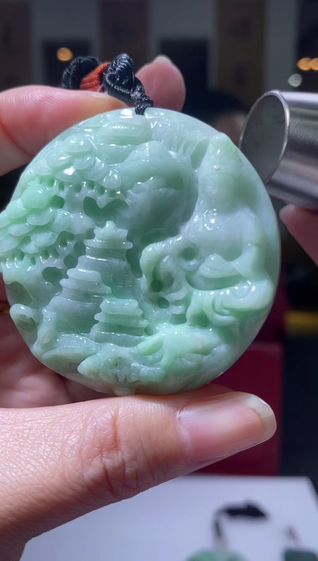 【闪购商品】翡翠颈饰未镶嵌B-@@YQYC01290025多样性发