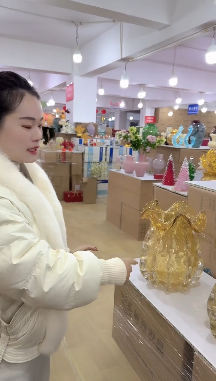 【闪购商品】无铅玻璃甄选花器-l-早2