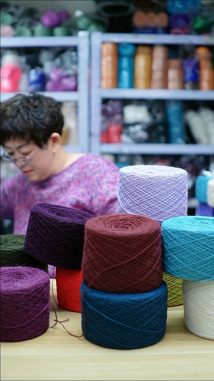 貂毛欢姐手编线A811