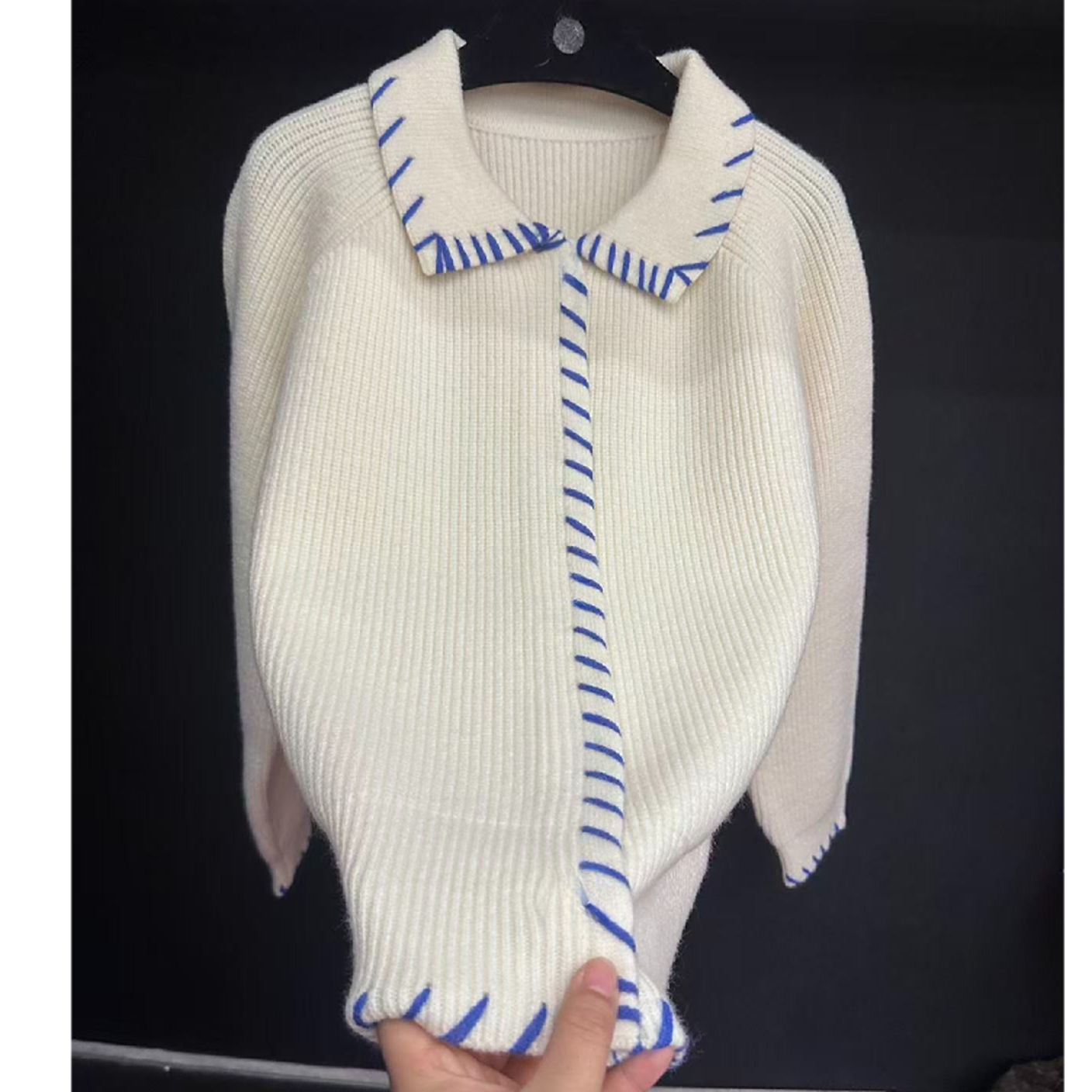 【COCO LESLEY】女毛针织衫针织开衫宽松网红上衣#MZ-54