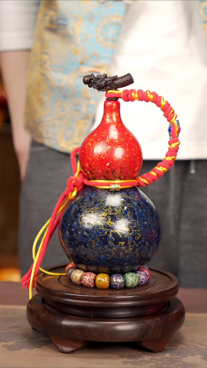 【闪购商品】83易林高端工艺大漆酒葫芦--268