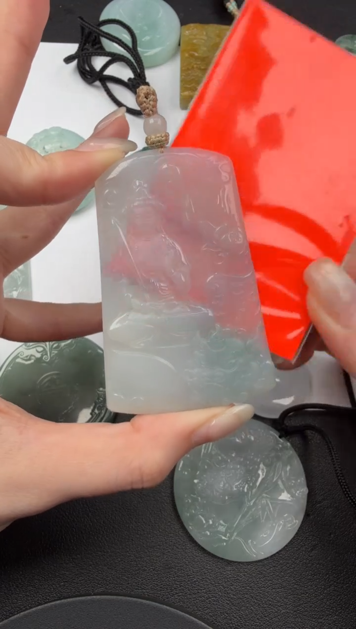 吊坠(不含链)未镶嵌翡翠翡翠饰品-236