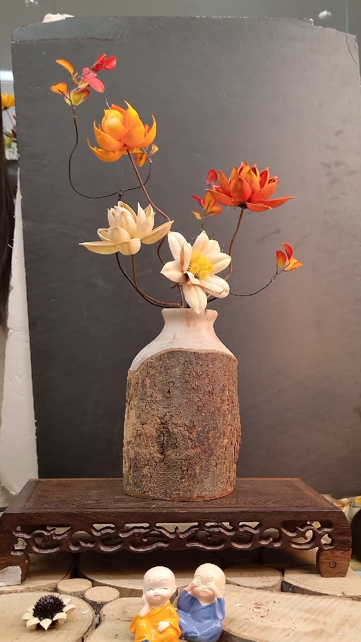 木实木花瓶直播间间