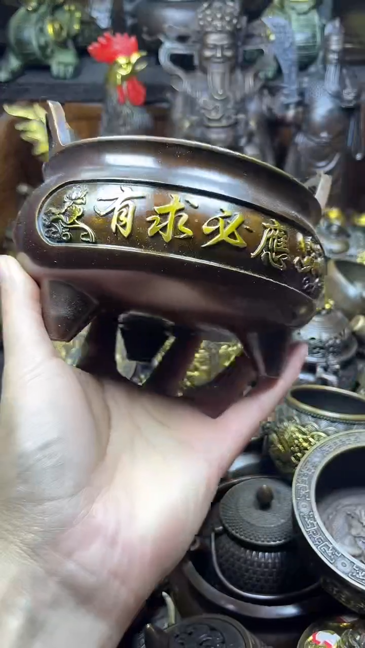 闪购链接，点击下单，有运费险，铜摆件