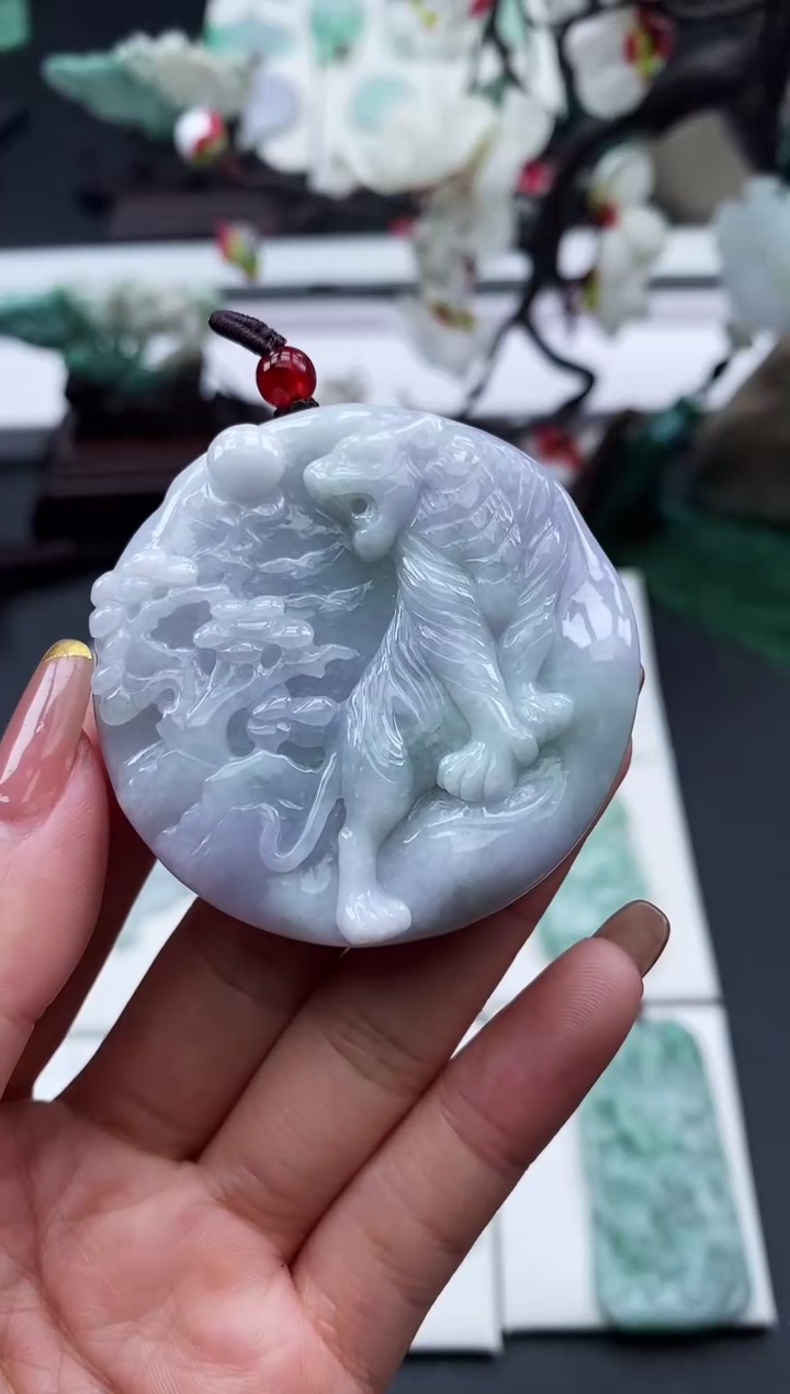 【闪购商品】翡翠颈饰未镶嵌天然缅甸A货翡翠