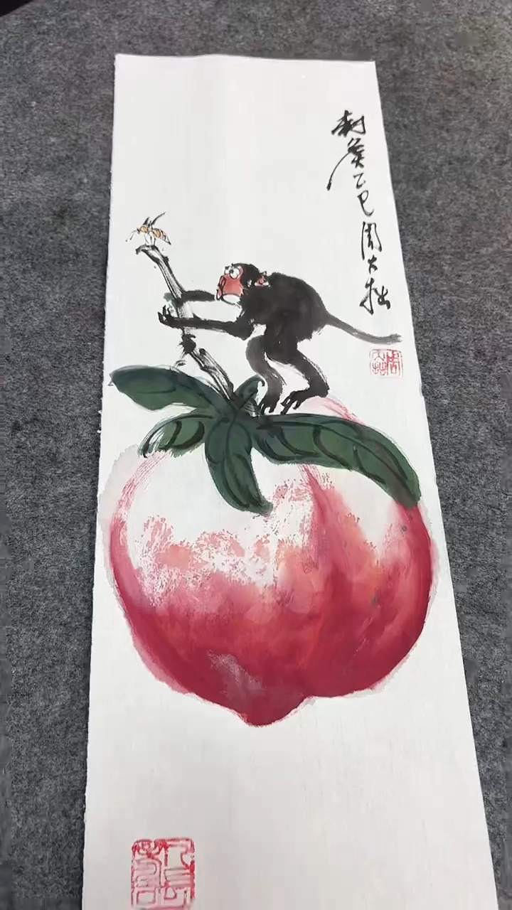 国画周大拙/国画/花鸟