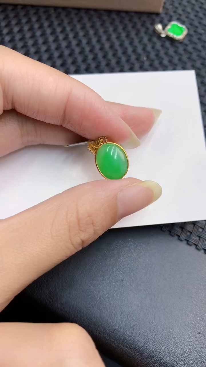 【闪购商品】翡翠颈饰银S925镶嵌            8