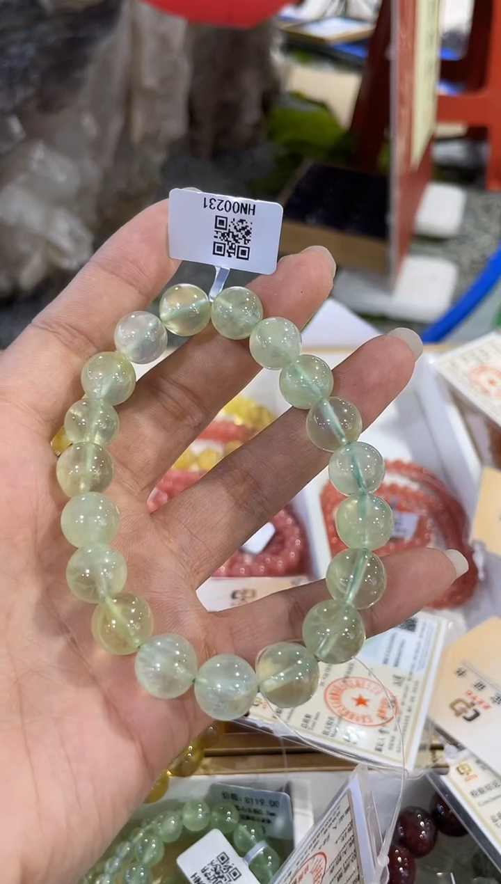 【闪购商品】葡萄石手串未镶嵌手串