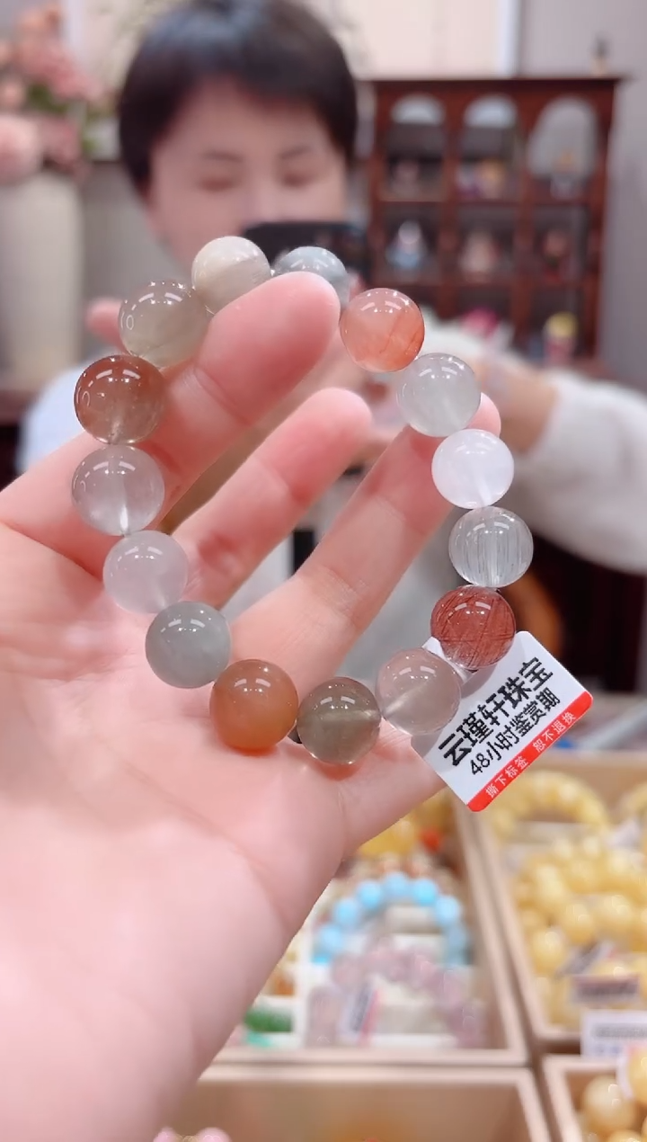 【闪购商品】水晶颈饰未镶嵌设计款珠串12.6