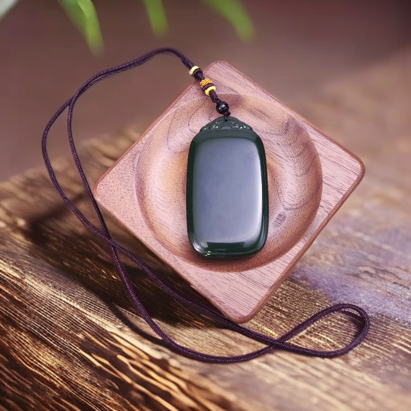 【恩琪珠宝】俄罗斯产地 255 俄碧菠菜绿方牌