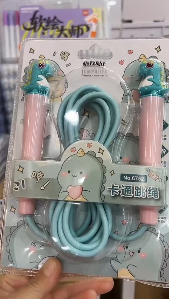 格致诚正6752卡通跳绳3m可调节(10卡)