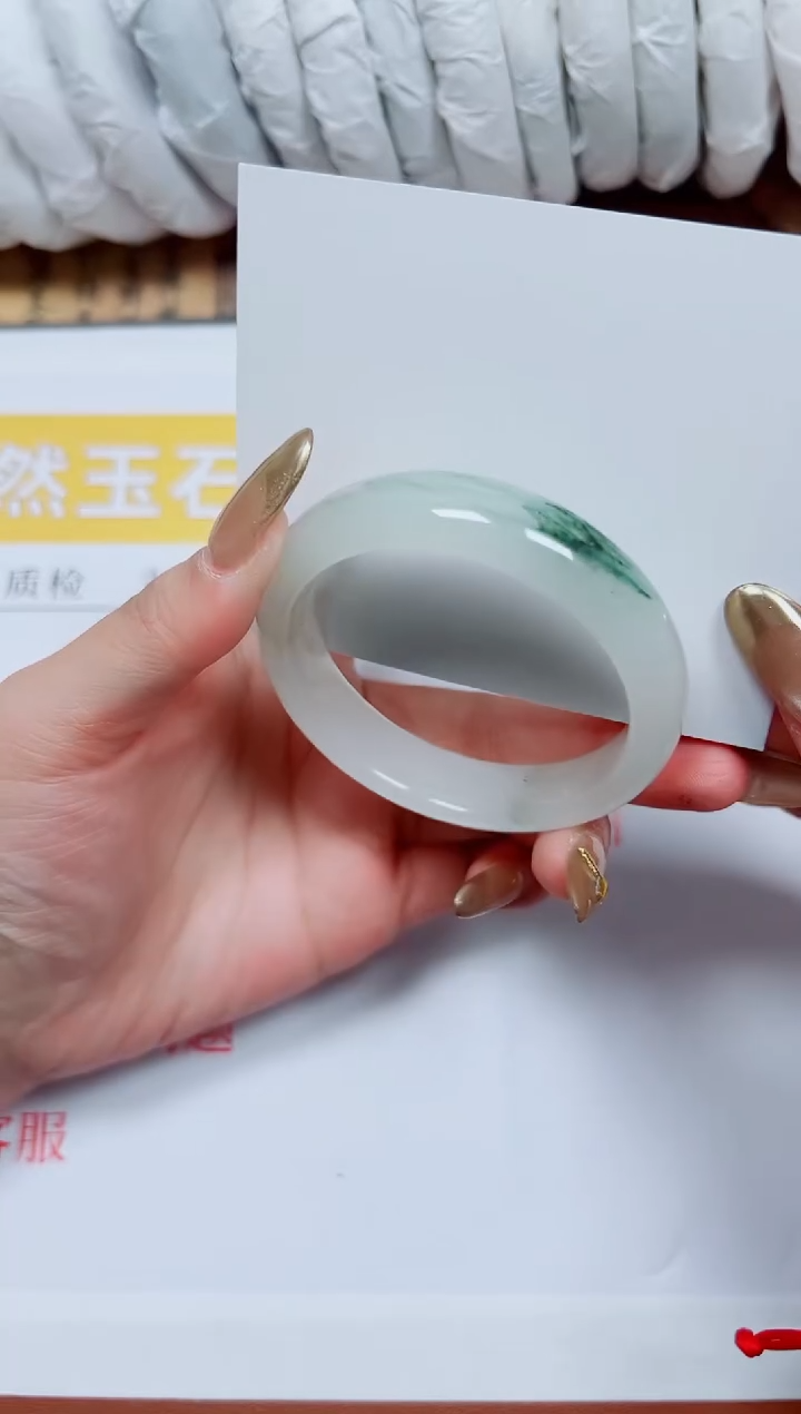 【闪购商品】石英质玉手镯未镶嵌K170-50.6