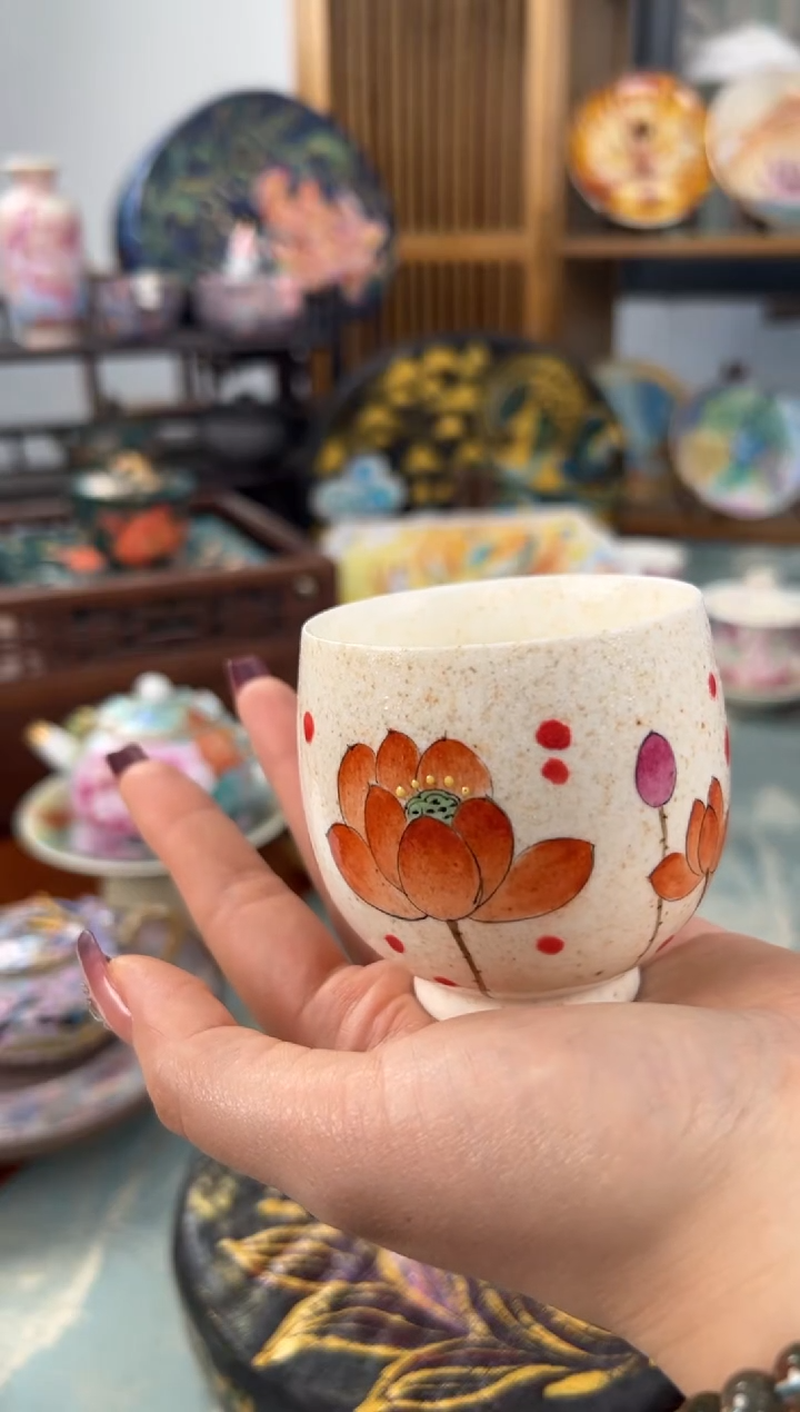 【闪购商品】壹乐手绘禅定杯定制版