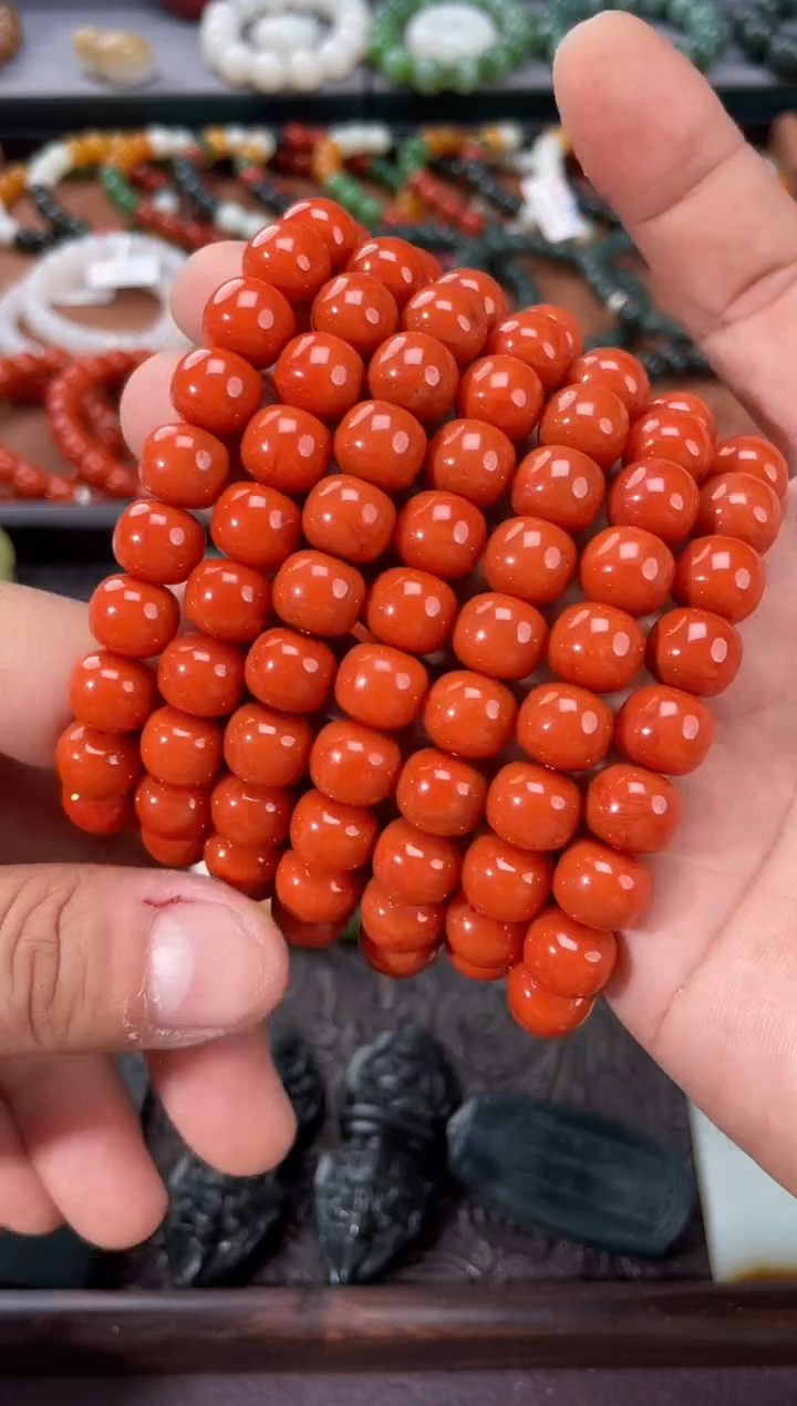 【闪购商品】南红玛瑙10M大手串未镶嵌 多样性发一件88888