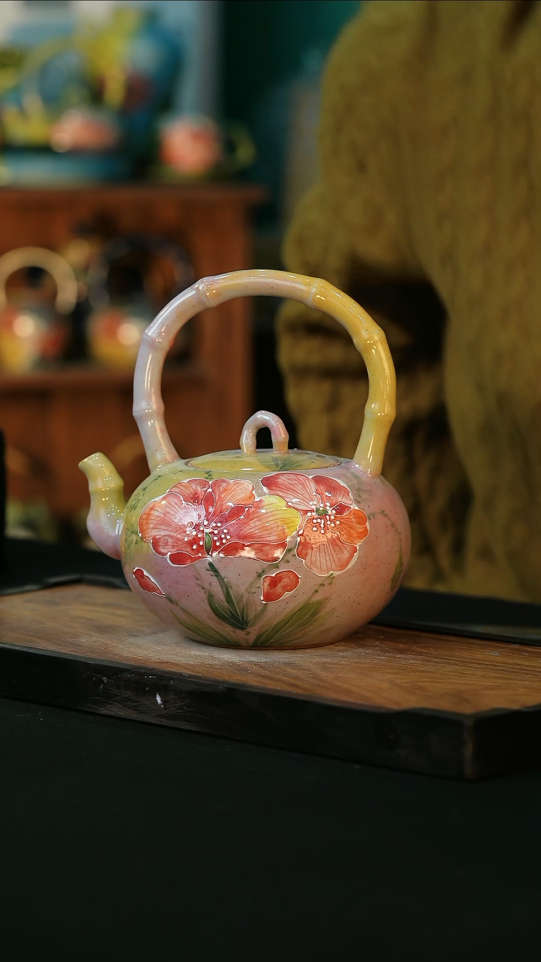 【闪购商品】杯手绘心瓷陶瓷浮力