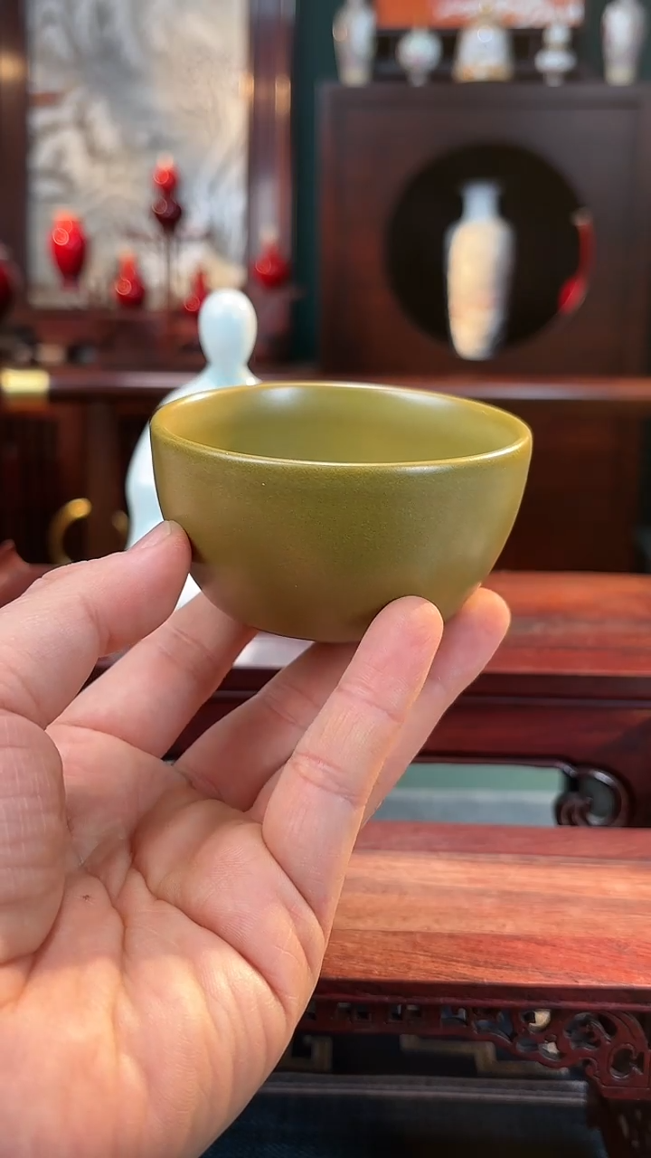 【闪购商品】摆件 纯手工高温陶瓷工艺〖茶叶末釉〗