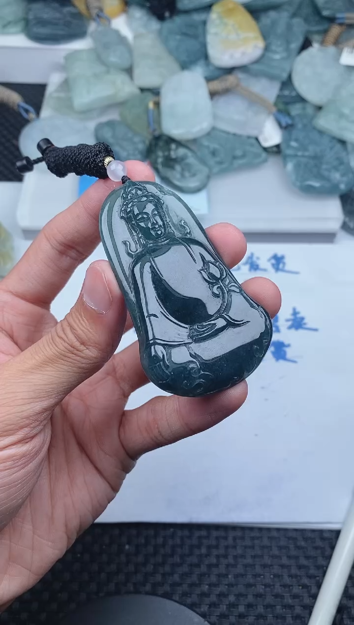 翡翠未镶嵌颈饰11111111