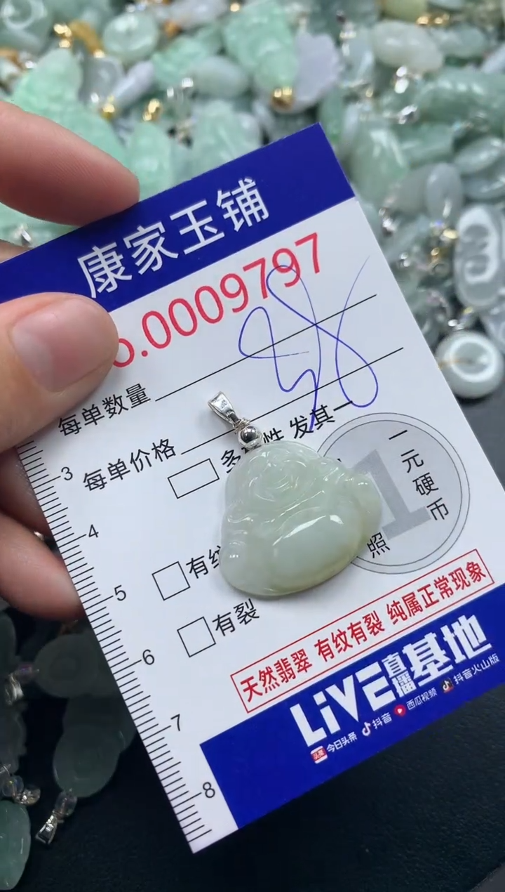 颈饰未镶嵌翡翠9797