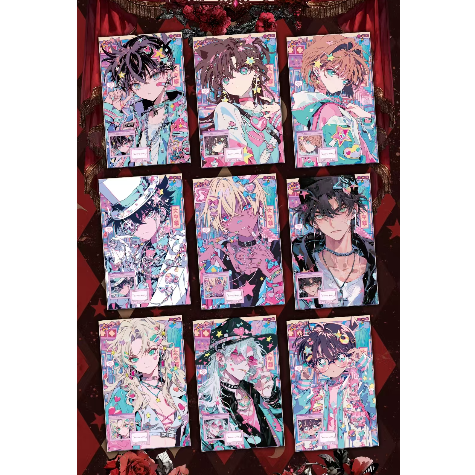 小妮【柯谷社】名侦探柯南a6亚克力色纸收藏卡【主播代拆】