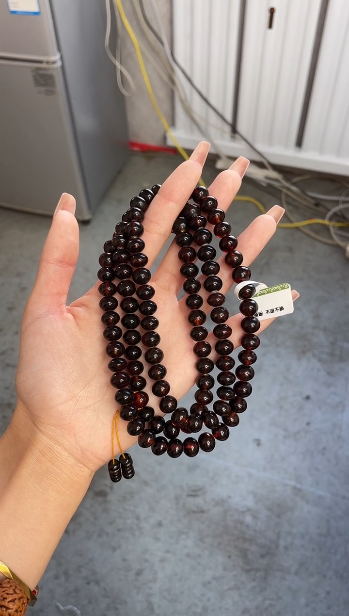 【闪购商品】琥珀裸石未镶嵌9+血翳108多样性发齐