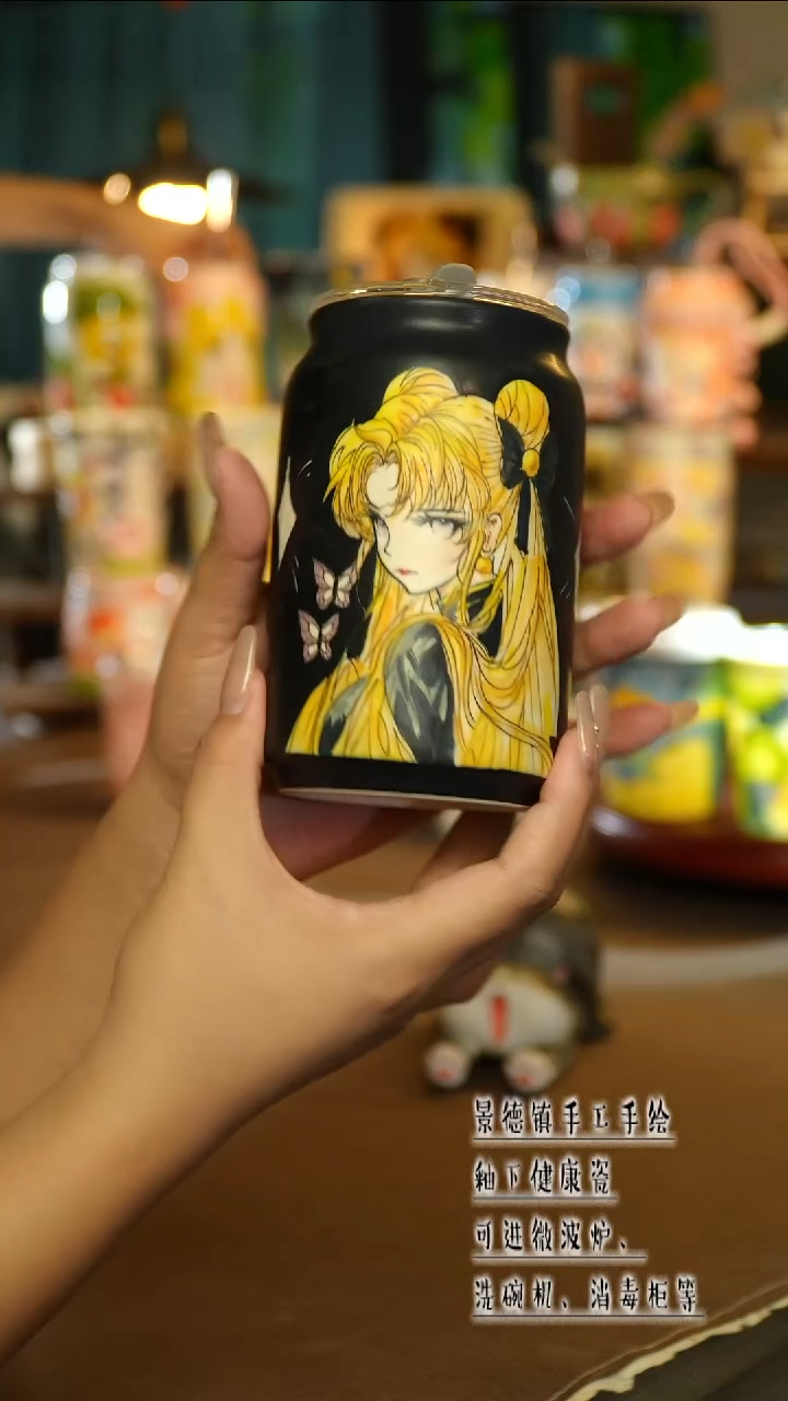 景德镇陶瓷手工手绘&W049