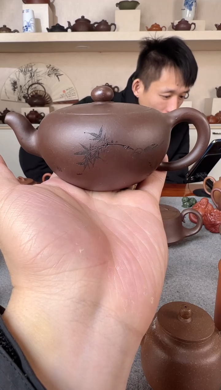 【闪购商品】紫砂茶壶一粒珠 紫泥 半手工