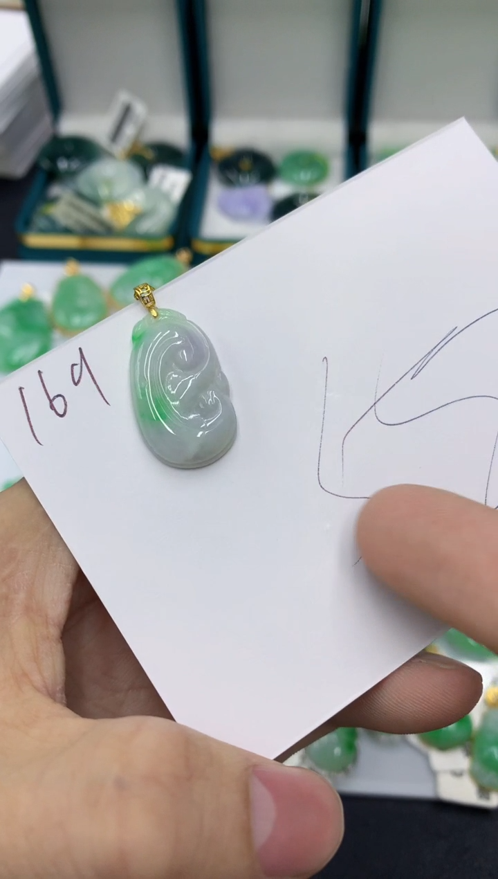 【闪购商品】翡翠颈饰18K金镶嵌11111111111