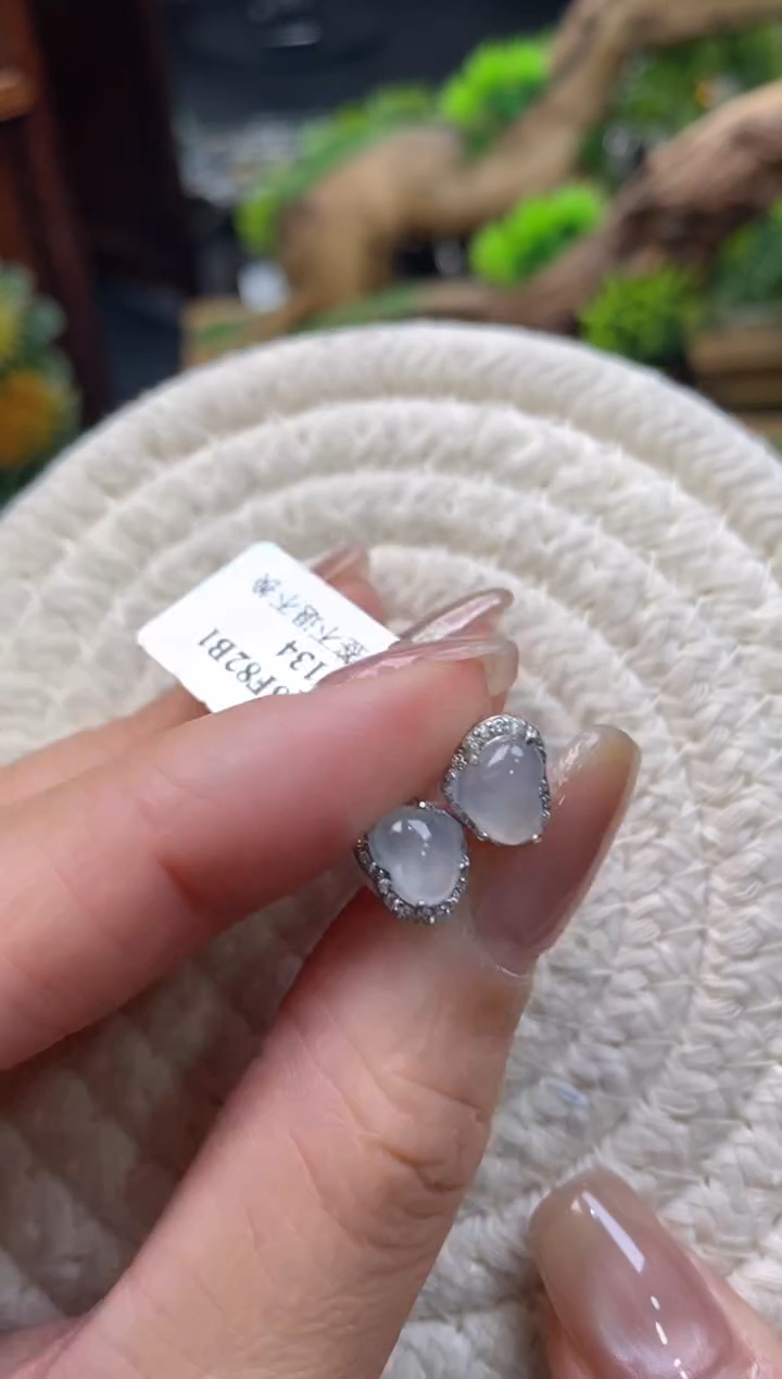 颈饰银S925镶嵌翡翠净货多样性发其一14865