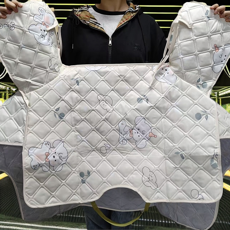 电动车挡风被夏季防晒防水电瓶摩托车小电车防风遮阳罩春夏秋薄款